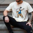 Dabbing Golfer Golfing Golfer Dad Men Boys Kids Youth Men's Comfort Colors T-Shirt Ivory