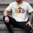 Dad 1st Birthday Cowboy Western Dad Birthday Boy Men's Comfort Colors T-Shirt Ivory