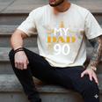 My Dad Is 90 90th Birthday 1935 90 Years Old Father Daddy Premium Tri-Blend Men's Comfort Colors T-Shirt Ivory