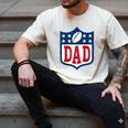 Dad American Football Happy Birthday Family Matching Retro Men's Comfort Colors T-Shirt Ivory Dad American Football Happy Birthday Family Matching Retro Men's Comfort Colors T-Shirt Ivory