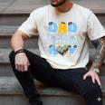 Dad Of The Birthday Boy Blue Dog Family Matching Men's Comfort Colors T-Shirt Ivory