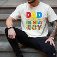 Dad Of The Birthday Boy Building Block Birthday Men's Comfort Colors T-Shirt Ivory