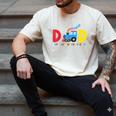 Dad Of The Birthday Boy Choo Choo Train Family Matching Men's Comfort Colors T-Shirt Ivory Dad Of The Birthday Boy Choo Choo Train Family Matching Men's Comfort Colors T-Shirt Ivory