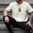 Dad Of The Birthday Boy Deer Hunter Camouflage Flag Men's Comfort Colors T-Shirt Ivory