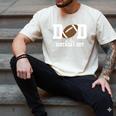 Dad Of The Birthday Boy Football Lover First Birthday Party Men's Comfort Colors T-Shirt Ivory