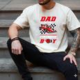 Dad Of The Birthday Boy Pit Crew Race Car Matching Family Men's Comfort Colors T-Shirt Ivory Dad Of The Birthday Boy Pit Crew Race Car Matching Family Men's Comfort Colors T-Shirt Ivory