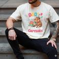 Dad Of The Birthday Capybara Boba Tea Girl Bday Party Family Men's Comfort Colors T-Shirt Ivory