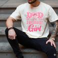 Dad Of The Birthday Girl Family Pink Coquette Bow Men's Comfort Colors T-Shirt Ivory