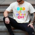 Dad Of The Birthday Girl Painting Art Birthday Girl Family Men's Comfort Colors T-Shirt Ivory