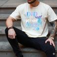 Dad Of The Birthday Mermaid Family Matching Father Dad Papa Men's Comfort Colors T-Shirt Ivory
