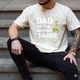 Dad Of The Birthday Snake Themed Birthday Party Men's Comfort Colors T-Shirt Ivory