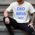 Dad Of The Boss Birthday Party Outfit Like A Boss Dad Men's Comfort Colors T-Shirt Ivory