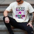 Dad Of The Bowler Girl Matching Family Bowling Birthday Men's Comfort Colors T-Shirt Ivory