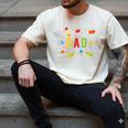 Dad Building Blocks Birthday Boy Men's Comfort Colors T-Shirt Ivory