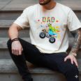 Dad Building Blocks Monster Truck Dinosaur Birthday Men's Comfort Colors T-Shirt Ivory