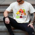 Dad Farm Animal Birthday Family Matching Party Men's Comfort Colors T-Shirt Ivory