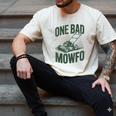 Dad Lawn Mowing One Bad Mowfo Mower Dad Gardening Men's Comfort Colors T-Shirt Ivory