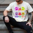Dad Little Monster Kids 1st Birthday Party Family Monster Small Men's Comfort Colors T-Shirt Ivory