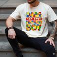 Dad And Mom Dada Birthday Boy Building Bricks Family Party Men's Comfort Colors T-Shirt Ivory
