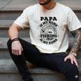 Dad Is My Name Fishing Is My Game Loves Fishing Men's Comfort Colors T-Shirt Ivory