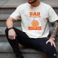 Dad Of Rookie 1st Basketball Bday Theme Matching Men's Comfort Colors T-Shirt Ivory