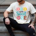 Dad Of The Sweet One 1st Birthday Girl Donut Party Men's Comfort Colors T-Shirt Ivory