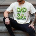 Dad Of The Three Rex Birthday Boy Dinosaur Family Matching Men's Comfort Colors T-Shirt Ivory