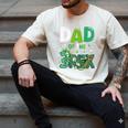 Dad Of The Three Rex Birthday Dinosaur Family Matching Men's Comfort Colors T-Shirt Ivory