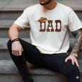 Dad Western Family Matching Birthday Cowboy Cowgirl Men's Comfort Colors T-Shirt Ivory