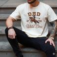 Dad Of The Wild One Cowboy Western Rodeo Party Matching Men's Comfort Colors T-Shirt Ivory