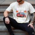 Dada Of The Birthday Boy Fire Truck Firefighter 1St Party Men's Comfort Colors T-Shirt Ivory