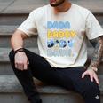 Dada Daddy Dad Bruh Fathers Day Blue Dog Men's Comfort Colors T-Shirt Ivory