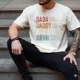 Dada Daddy Dad Bruh For Dad Father's Day Men's Comfort Colors T-Shirt Ivory
