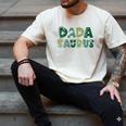 Dada Saurus Dad Dinosaur Three Rex Birthday Boy Girl Family Men's Comfort Colors T-Shirt Ivory