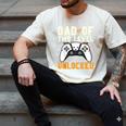 Daddy Again Leveled Up To Dad Of 2 Gamer Dad Level Unlocked Men's Comfort Colors T-Shirt Ivory