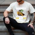 Daddy Of The Birthday Boy Dinosaur Construction Worker Truck Men's Comfort Colors T-Shirt Ivory