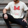 Daddy Of The Birthday Girl Cute Pink Bow Family Matching Men's Comfort Colors T-Shirt Ivory