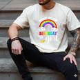 Daddy Of The Birthday Girl Rainbow B-Day Matching Family Men's Comfort Colors T-Shirt Ivory