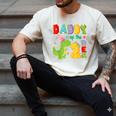 Daddy Of The Two Rex 2Nd Birthday Boy Dinosaur T-Rex Men's Comfort Colors T-Shirt Ivory