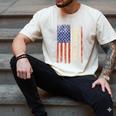 Dance Dad US American Flag Shirt Dancer Dancing Father Men Men's Comfort Colors T-Shirt Ivory