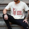 Daughter Gun Shovel Alibi Mom Dad Guns Joke -ON Back Men's Comfort Colors T-Shirt Ivory