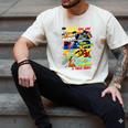 DC Comics Father's Day Justice League Dad Attributes Men's Comfort Colors T-Shirt Ivory