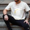 I Didn't Even Try 2018 Senior Graduation Shirt Men's Comfort Colors T-Shirt Ivory