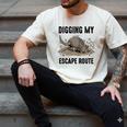 Digging My Escape Route Armadillo Introvert Humor Men's Comfort Colors T-Shirt Ivory Digging My Escape Route Armadillo Introvert Humor Men's Comfort Colors T-Shirt Ivory