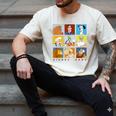 Disney Classic Father's Day Disney Dads Colorful Panels Men's Comfort Colors T-Shirt Ivory