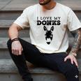 Donkey Mom Or Dad I Love My Donks Farmer Men's Comfort Colors T-Shirt Ivory Donkey Mom Or Dad I Love My Donks Farmer Men's Comfort Colors T-Shirt Ivory