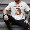 Don't Hug Me Porcupine Or Hedgehog Introvert Men's Comfort Colors T-Shirt Ivory