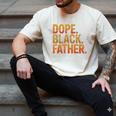 Dope Father African Pride Dad Papa Daddy Fathers Day Men's Comfort Colors T-Shirt Ivory