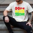 Dope Teacher African American Graduation History Month Men's Comfort Colors T-Shirt Ivory