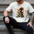 Dragon Reading a Book Dragons And Books Lover Bookworm Men's Comfort Colors T-Shirt Ivory